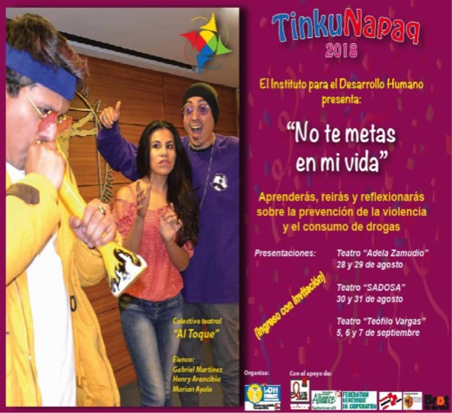 Session de théâtre «No te metas en mi vida»